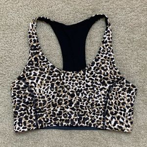 Outdoor Voices Doing Things Cheetah Sports Bra